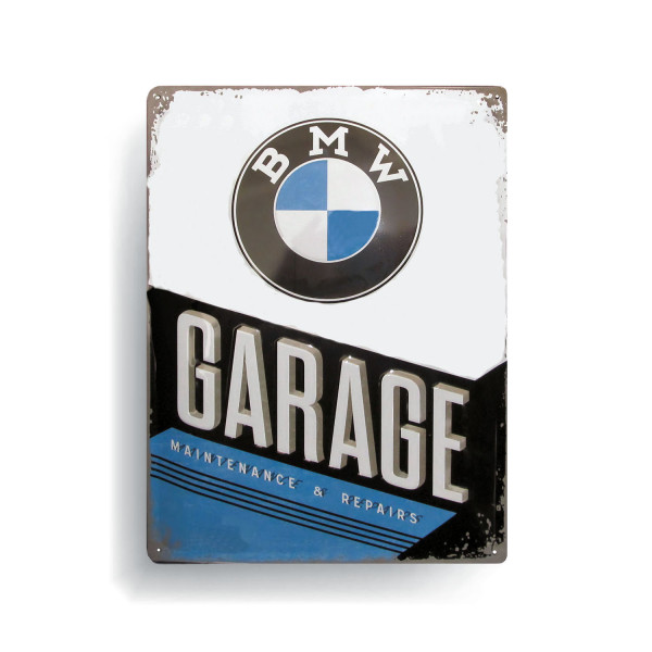 BMW Blechschild Garage